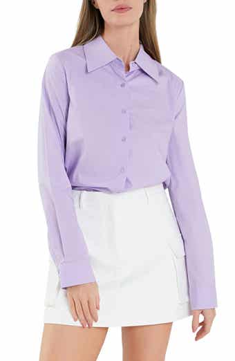 Accent Collar Poplin Shirt