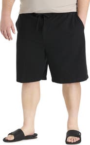 Harbor Bay by DXL Big & Tall Lightweight Linen Beach Shorts