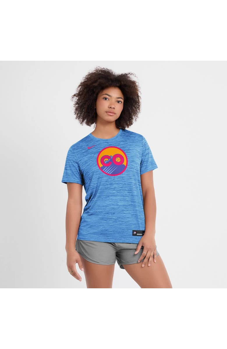 Nike Women's Nike  Blue Colorado Rockies 2025 City Connect Authentic Collection Velocity Performance T-Shirt, Main, color, Blue