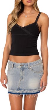 EDIKTED Amilia Lace Trim Camisole