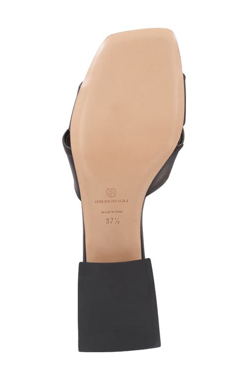 Bruno Magli Antonia Slide Sandal In Black
