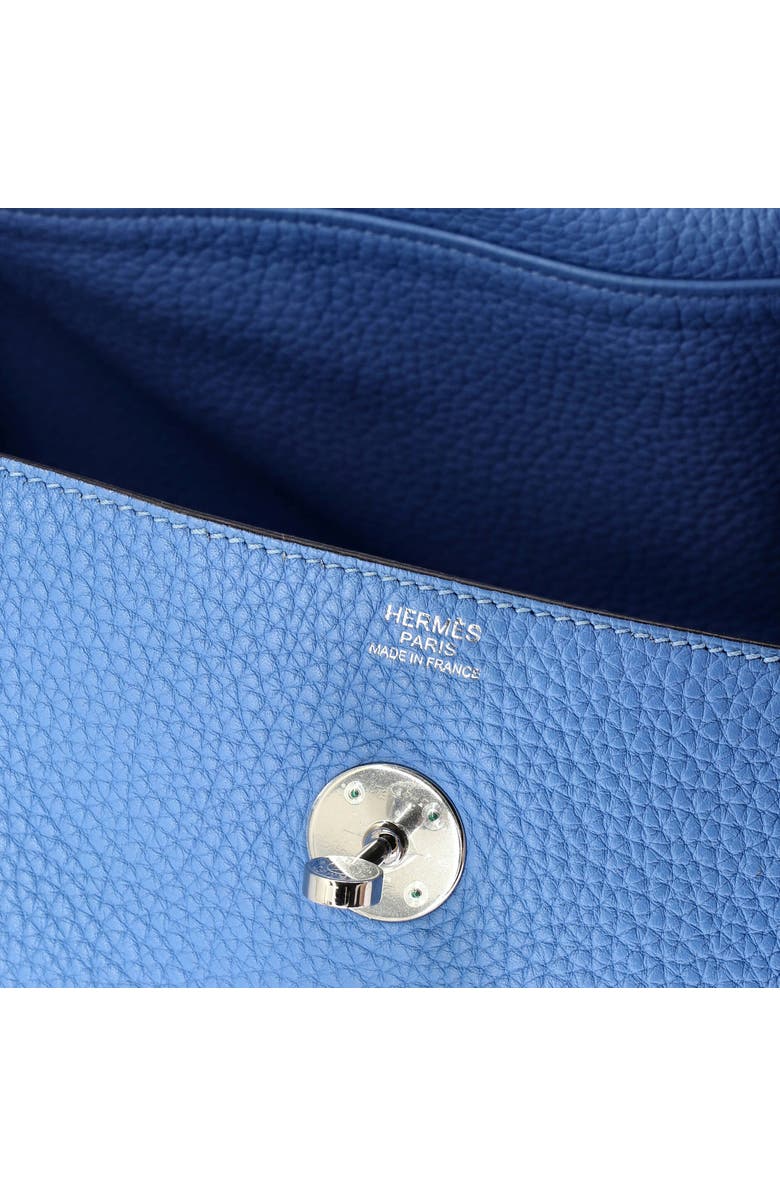 Pre-Owned Hermes Lindy Bag Clemence 34, Alternate, color, Bleu Paradis