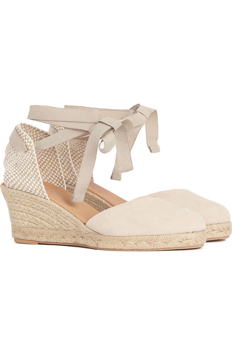Barbour Juana Ankle Wrap Espadrille Wedge d'Orsay Pump, Main, color,