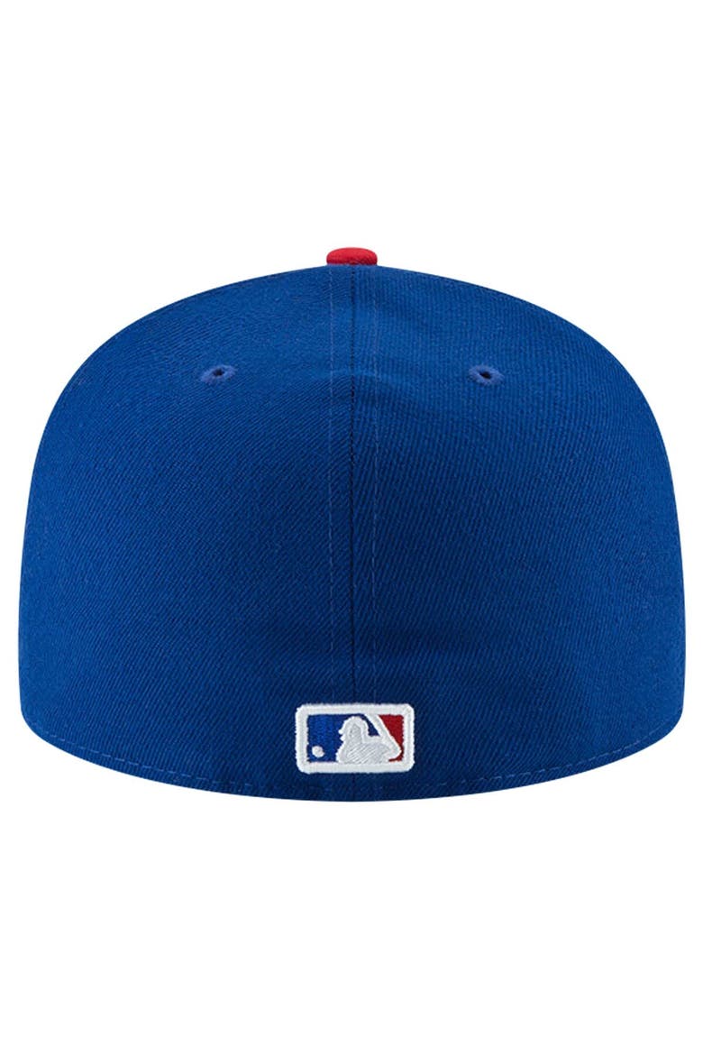 Men's New Era  Royal Chicago Cubs Buck O'Neil On Field 59FIFTY Fitted Hat, Alternate, color, Royal