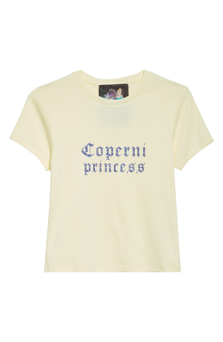 Coperni x Disney Princess Rhinestone Graphic T-Shirt, Alternate, color, Yellow