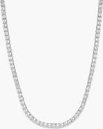 MEJURI Lab Grown Sapphire Tennis Necklace