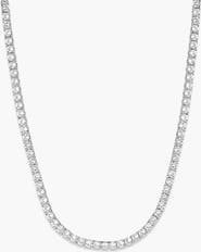 MEJURI Lab Grown Sapphire Tennis Necklace