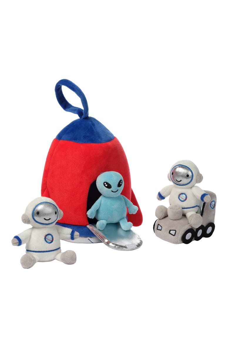 Space Galaxy Interactive Plush Toddler Play Set Toy, Alternate, color, Blue
