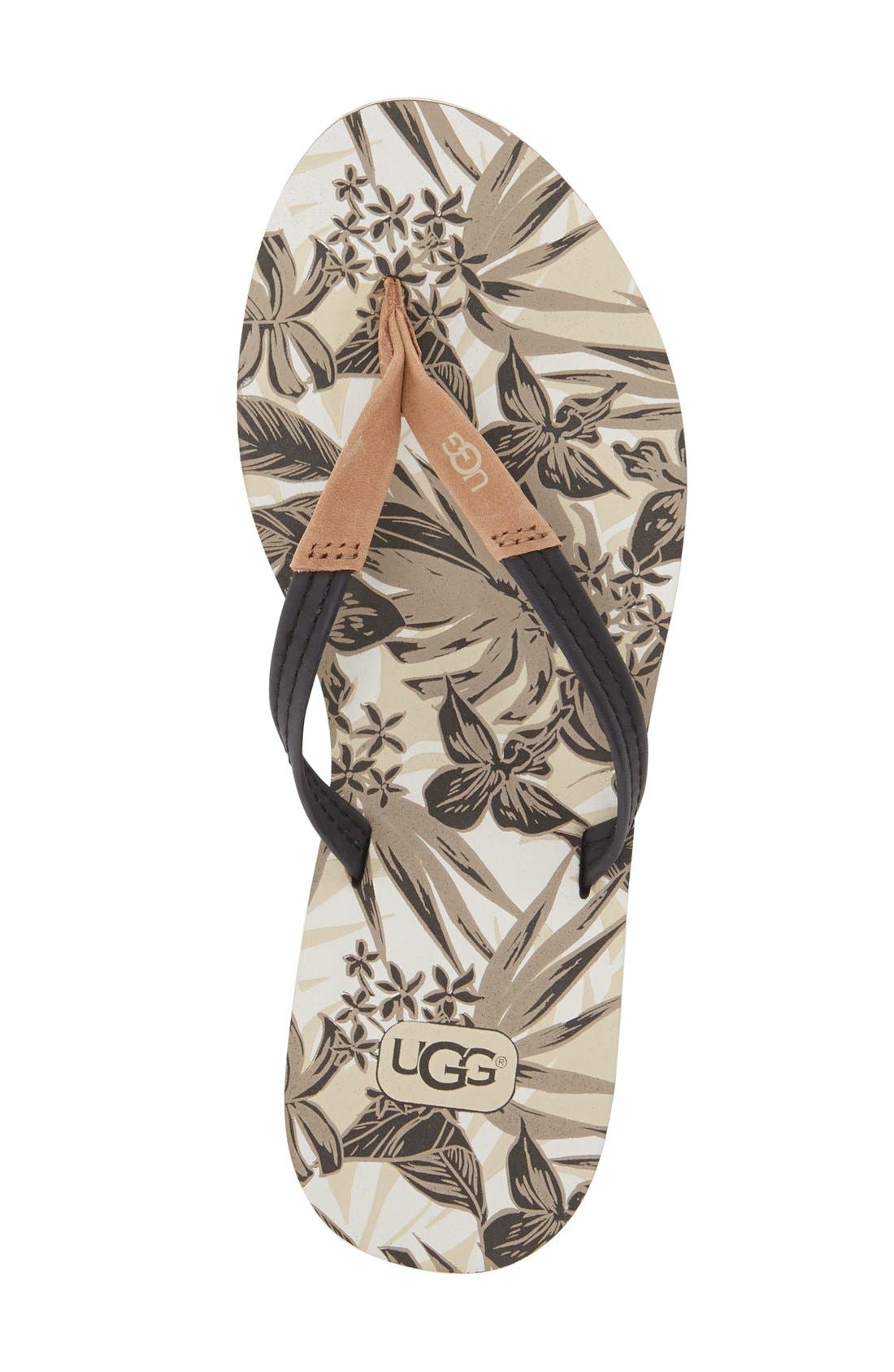 UGG<sup>®</sup> 'Magnolia Island' Flip Flop, Alternate, color, 