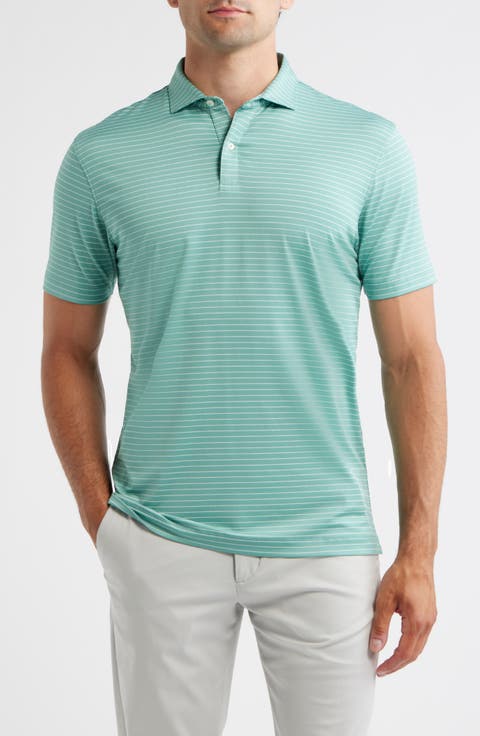 Beau Stripe Performance Polo