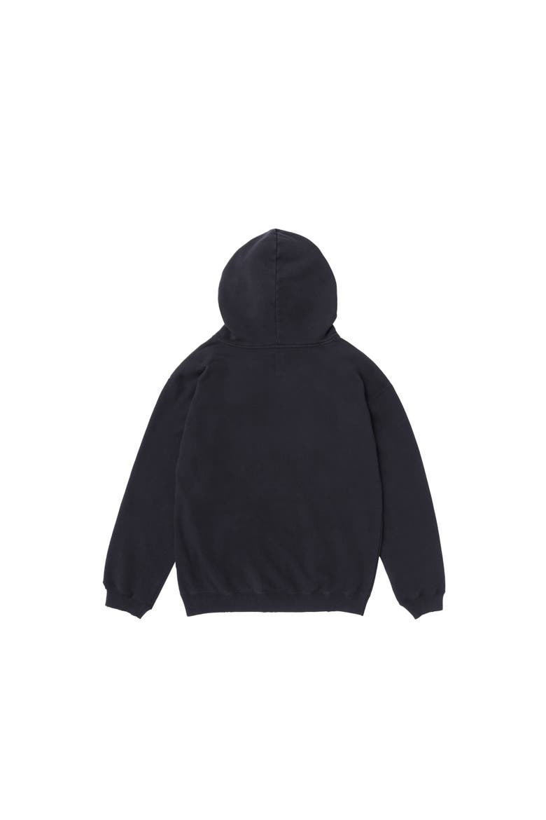 Faded Collegiate Hoodie, Alternate, color, Black