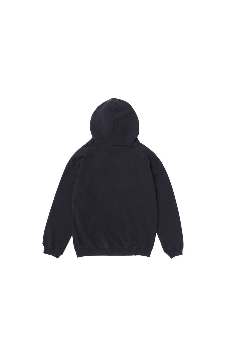 vowels Faded Collegiate Hoodie, Alternate, color, Black