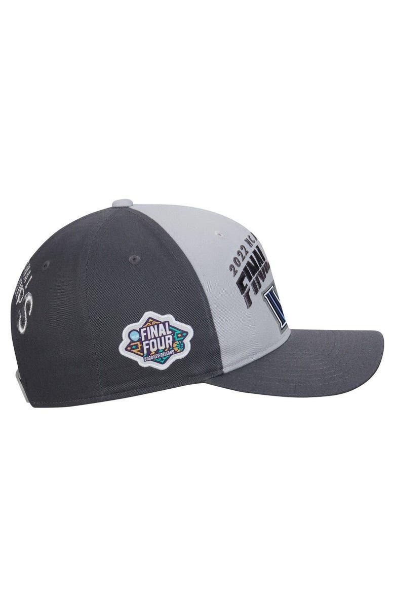 Nike Men's Nike Gray Villanova Wildcats 2022 NCAA Men's Basketball Tournament March Madness Final Four Regional Champions Locker Room Classic 99 Adjustable Hat, Alternate, color, 