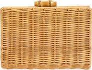 Pamela Munson Petite Rattan Clutch