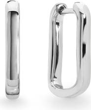 Monica Vinader Alta Slim Huggie Hoop Earrings