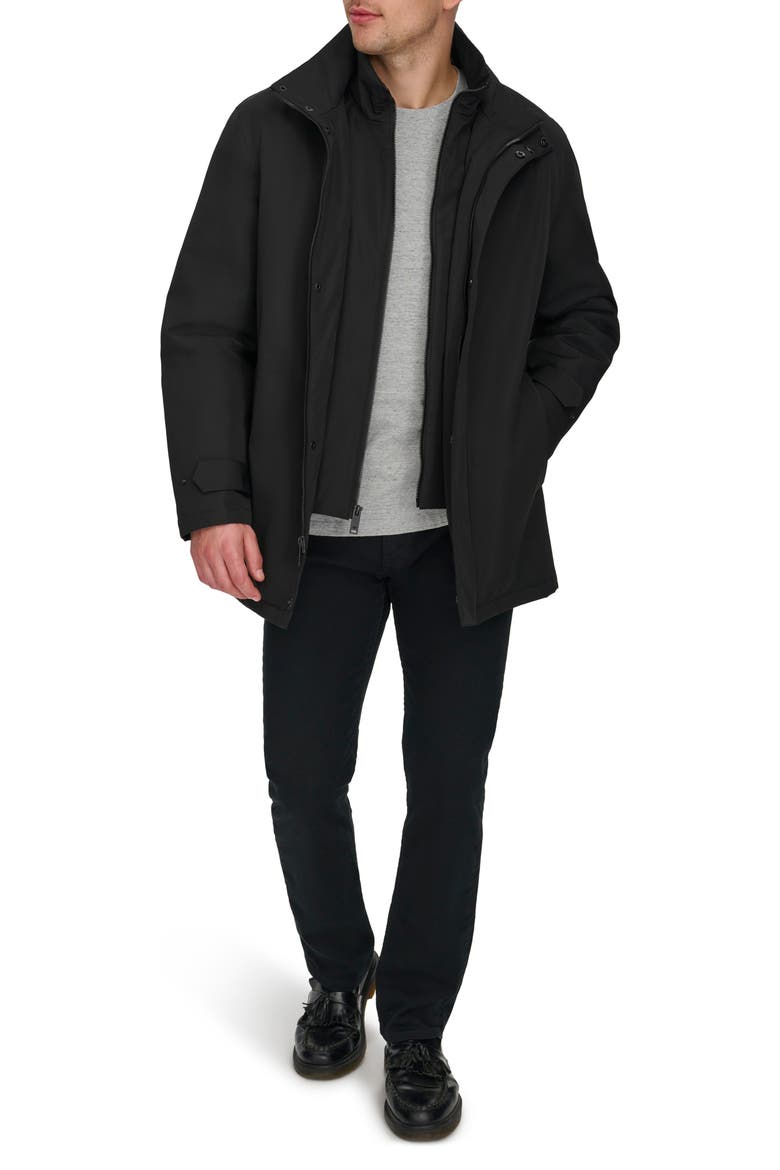 Flex Tech Commuter Coat, Alternate, color, BLACK