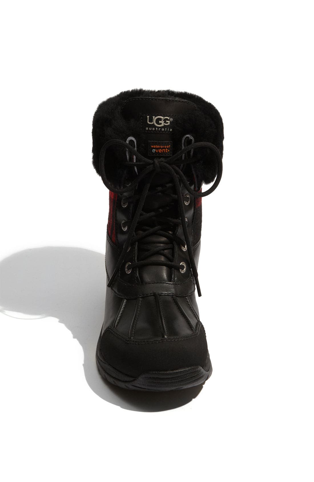 UGG<sup>®</sup> Butte Plaid Waterproof Boot, Alternate, color, 