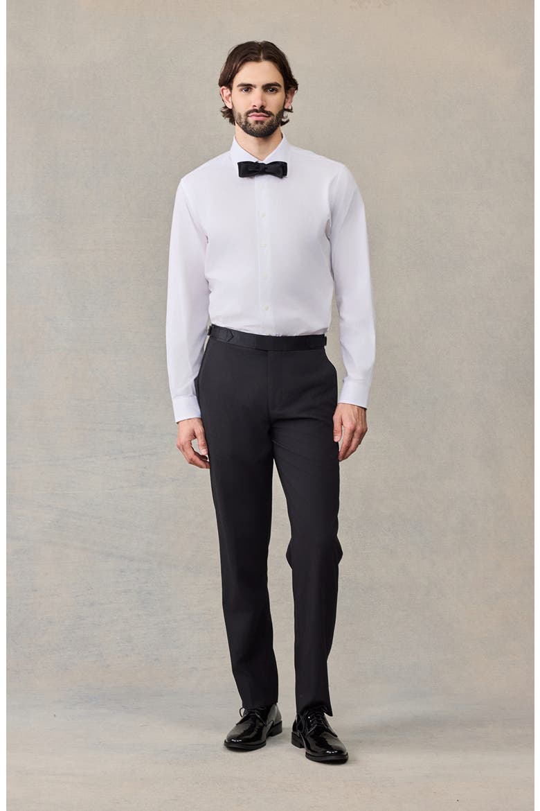 Essential Slim Tuxedo Pants, Alternate, color, Black