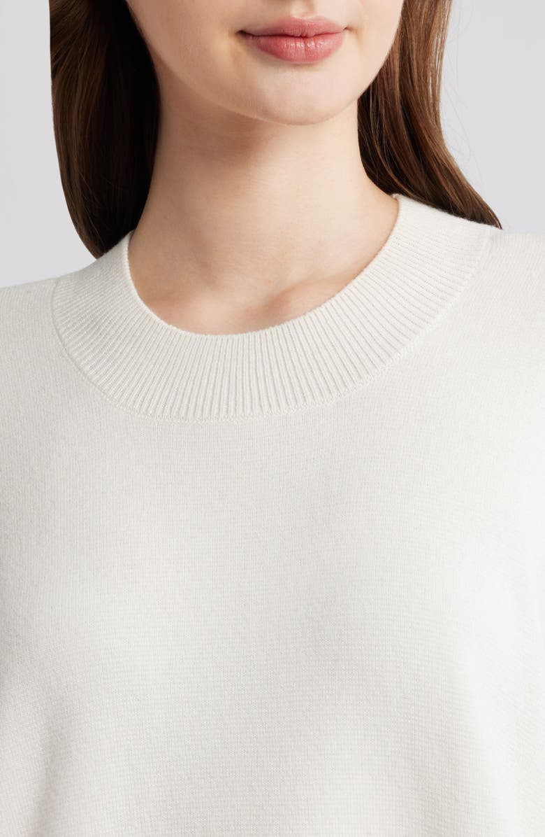 Mavi Jeans Crewneck Sweater, Alternate, color, Antique White