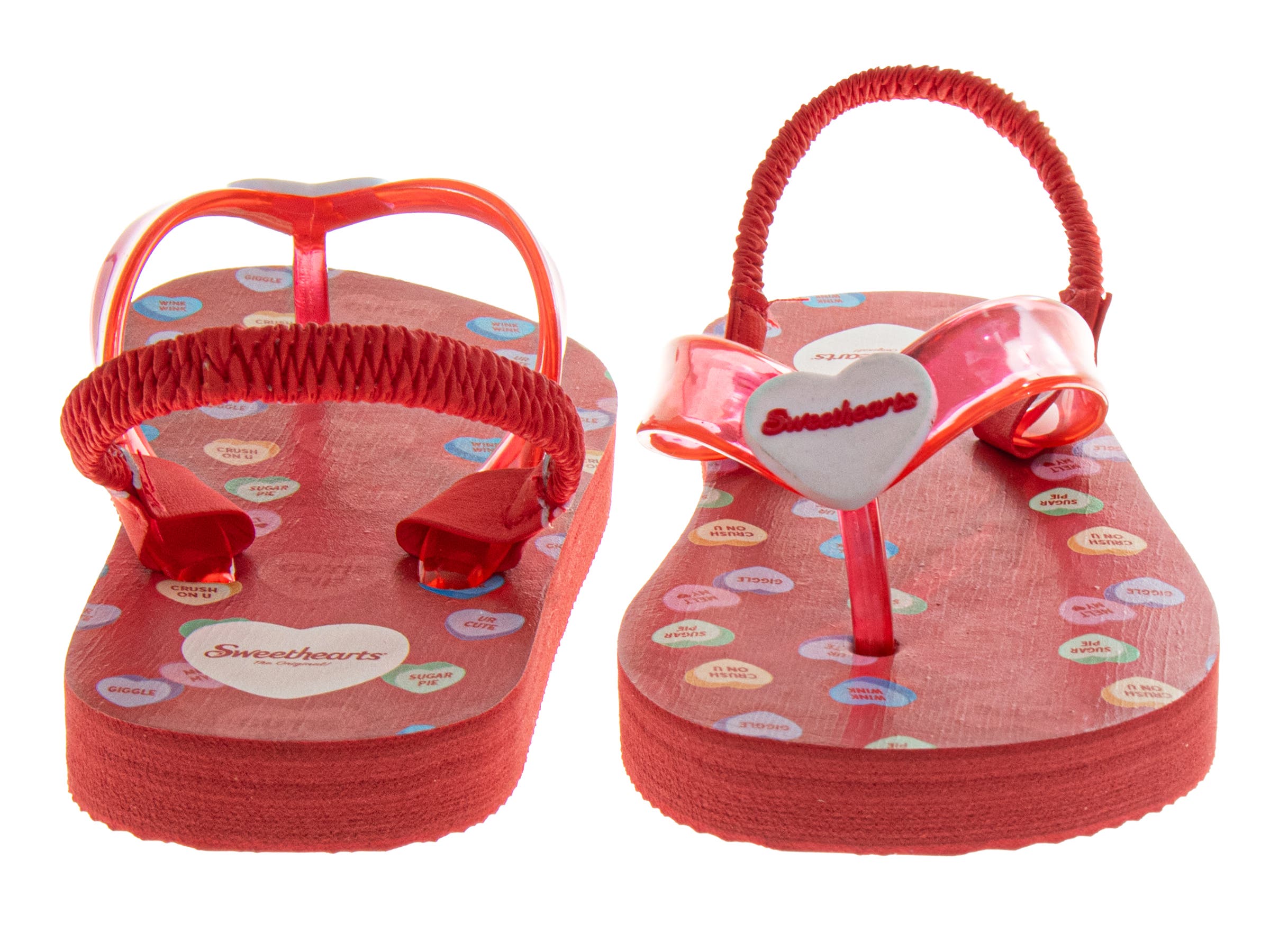 SweetHearts Flip Flops, Alternate, color, Red