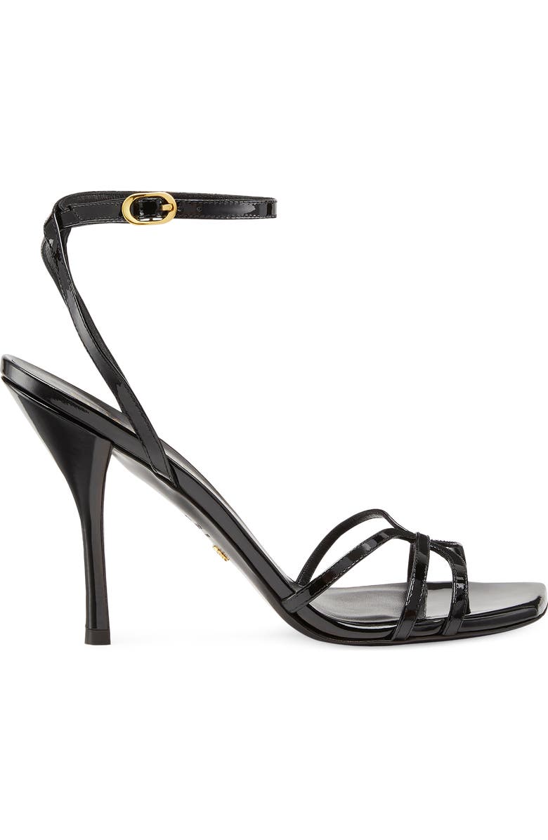 Stuart Weitzman Barelythere Ankle Strap Sandal, Alternate, color,