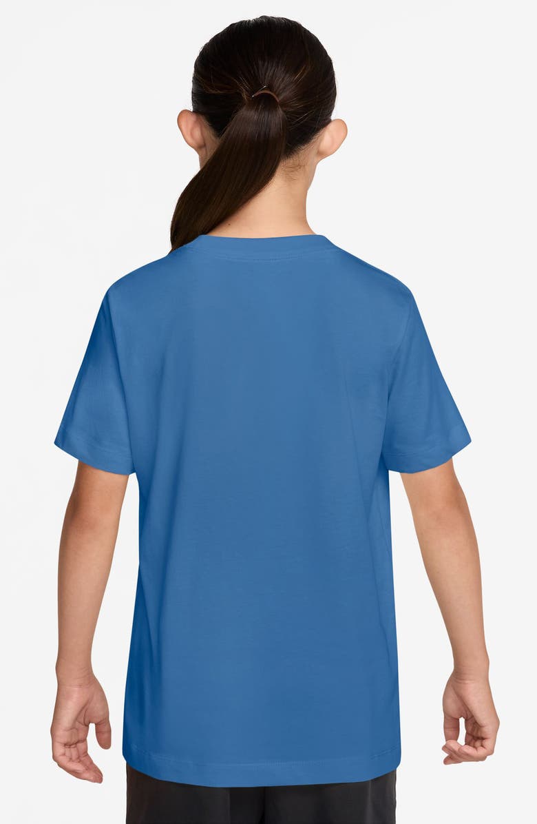 Nike Kids' Sportswear Cotton Graphic T-Shirt, Alternate, color, Star Blue