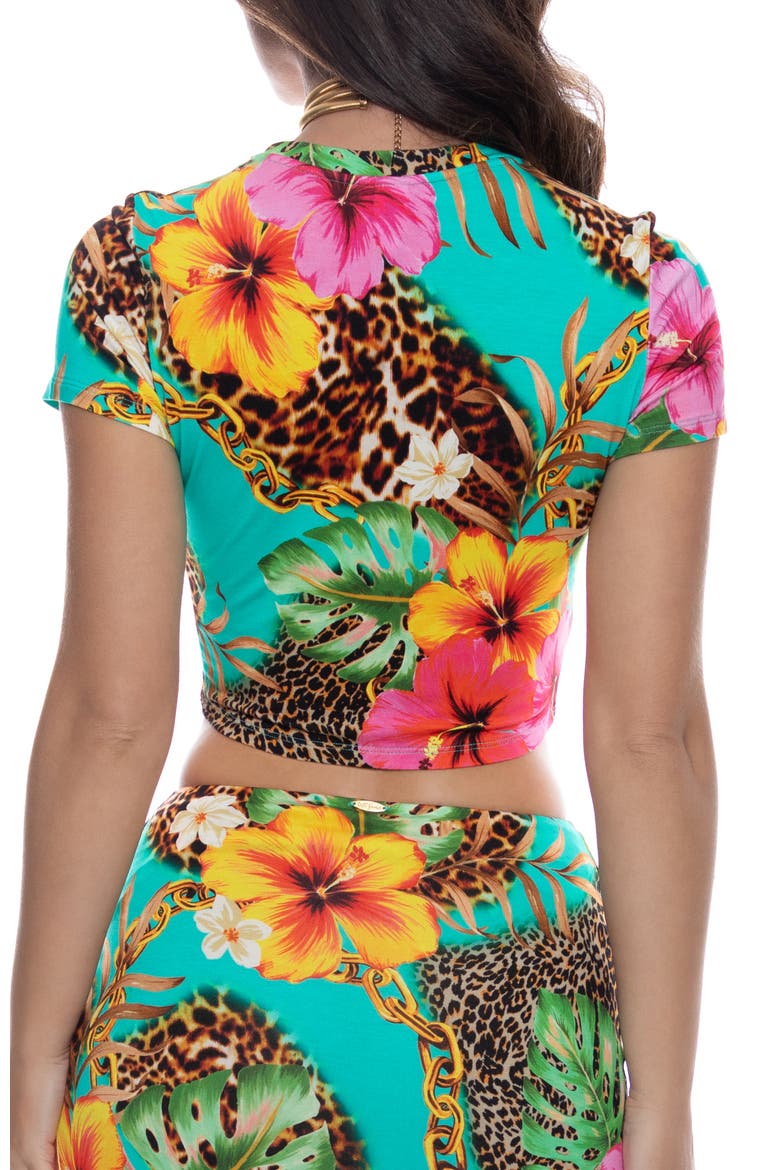Crop Top, Alternate, color, Floral