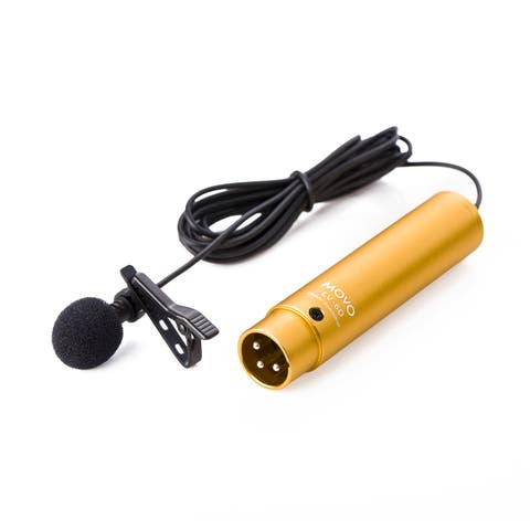 LV-6 Omnidirectional XLR Lavalier Mic - Phantom Powered