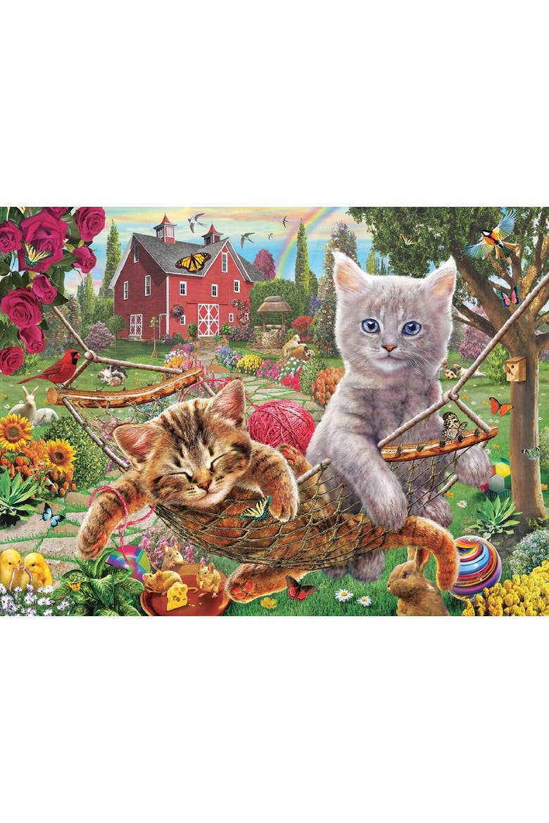 Cats on the Farm 300 piece Jigsaw Puzzle for Adults, Alternate, color, Multicolor