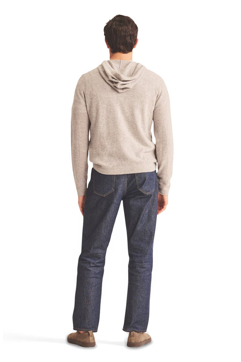 Signature Cashmere Hoodie, Alternate, color, Cement