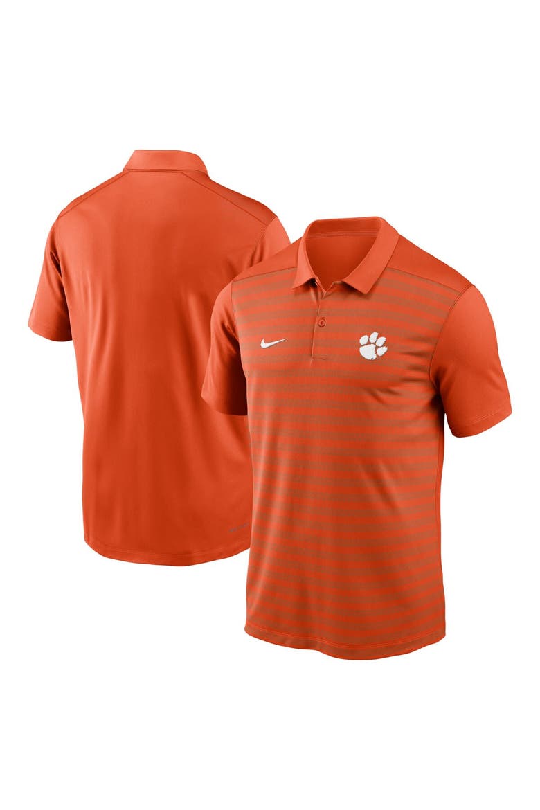 Men's Nike Orange Clemson Tigers 2024 Early Season Coaches Sideline Performance Polo, Alternate, color, Orange
