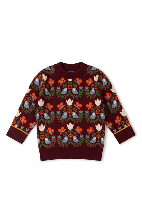 Folk Birds Organic Cotton Sweater