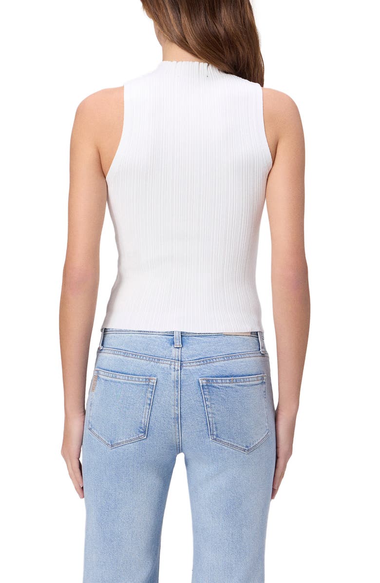PAIGE Ravyn Funnel Neck Tank, Alternate, color, White