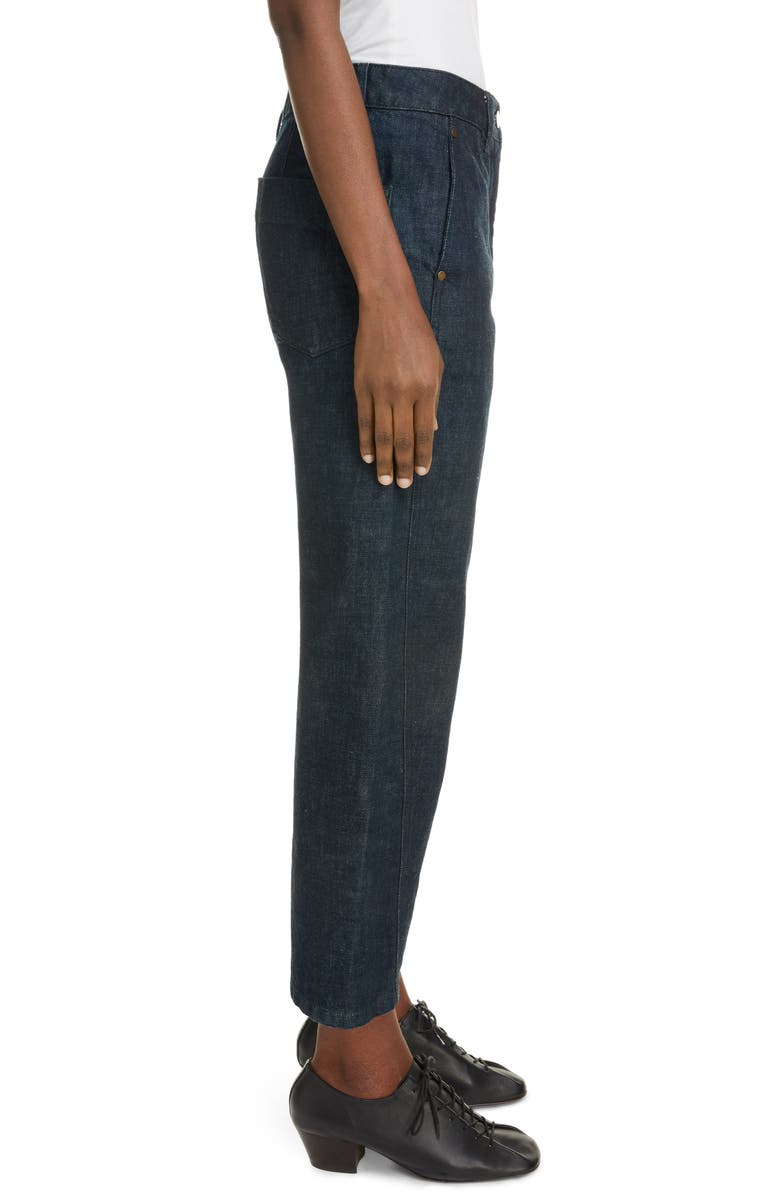 Lemaire High Waist Twist Crop Jeans, Alternate, color,
