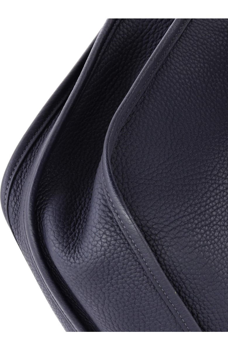 Pre-Owned Hermes Evelyne Bag Gen III Clemence GM, Alternate, color, Bleu Nuit