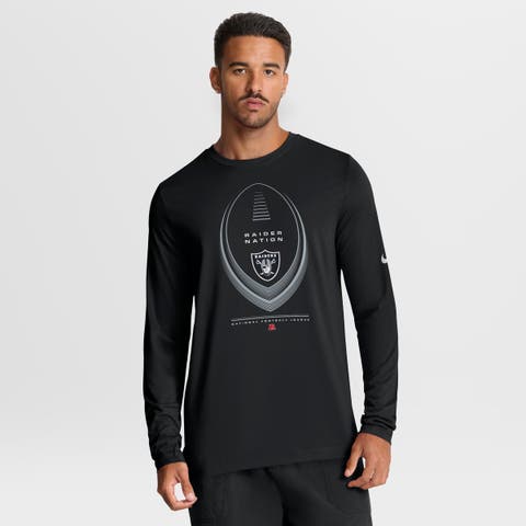 Men's Nike Black Las Vegas Raiders Legend Icon Dri-FIT Long Sleeve T-Shirt