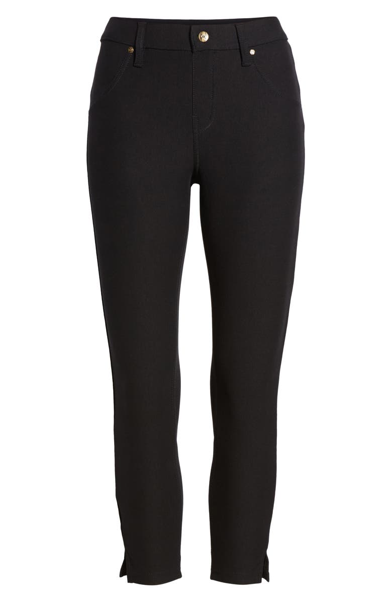 Hue Split Hem Denim Leggings, Alternate, color,