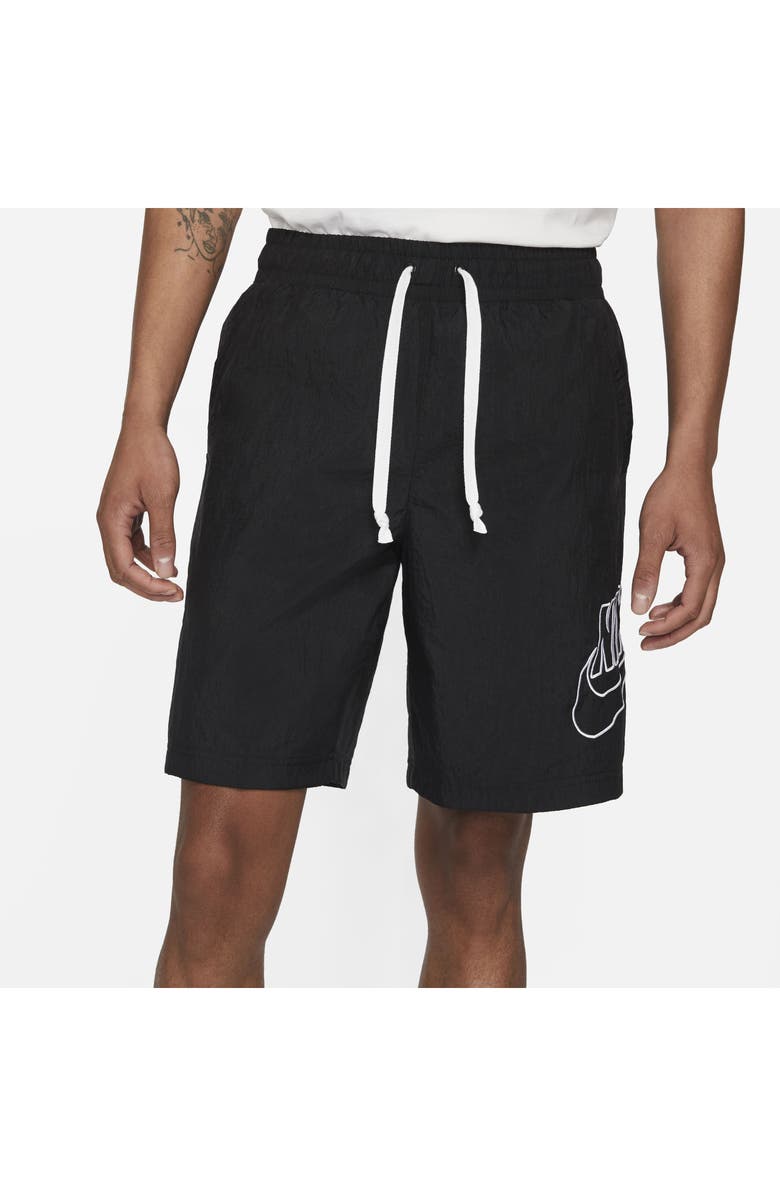 Nike Sportswear Alumni Nylon Shorts, Alternate, color, 