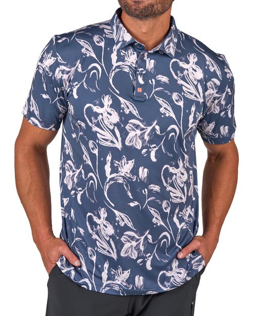 Black Clover Sway Cool Polo In Blue