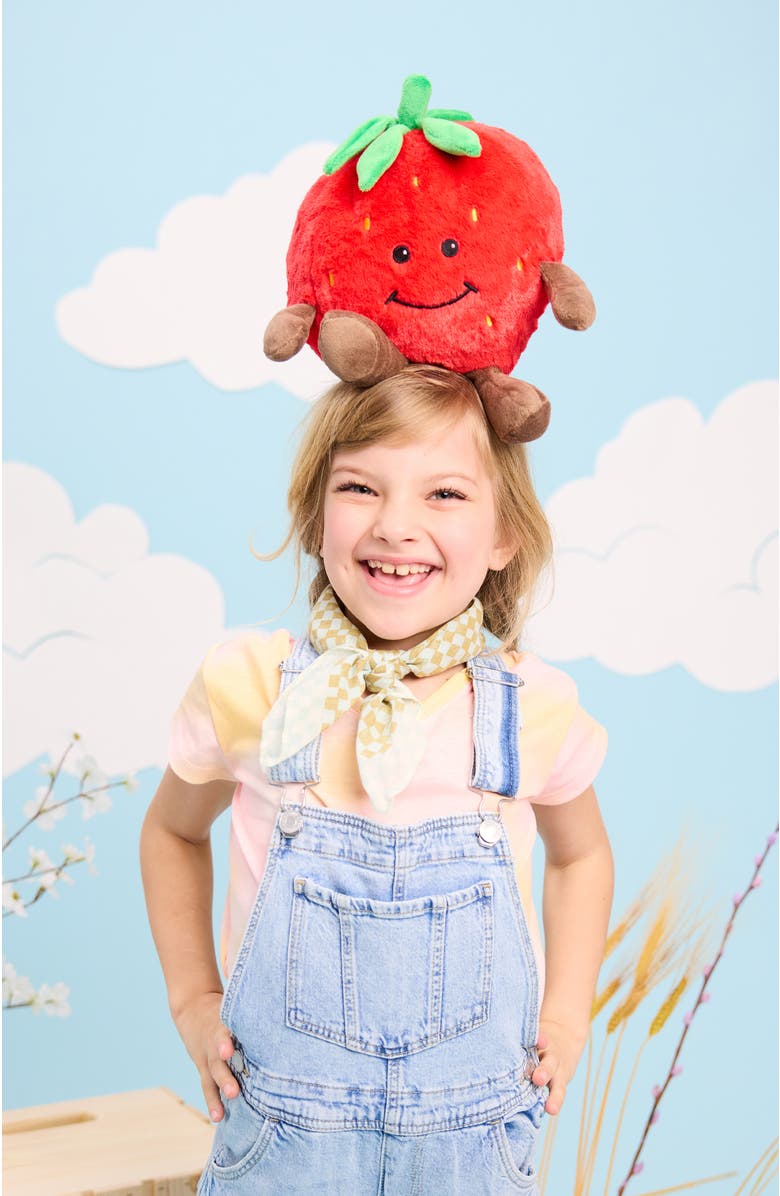 Warmies Strawberry Plush Toy, Alternate, color, Multi Color