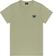 Dalix Butterfly Short Sleeve Classic Cotton Tee