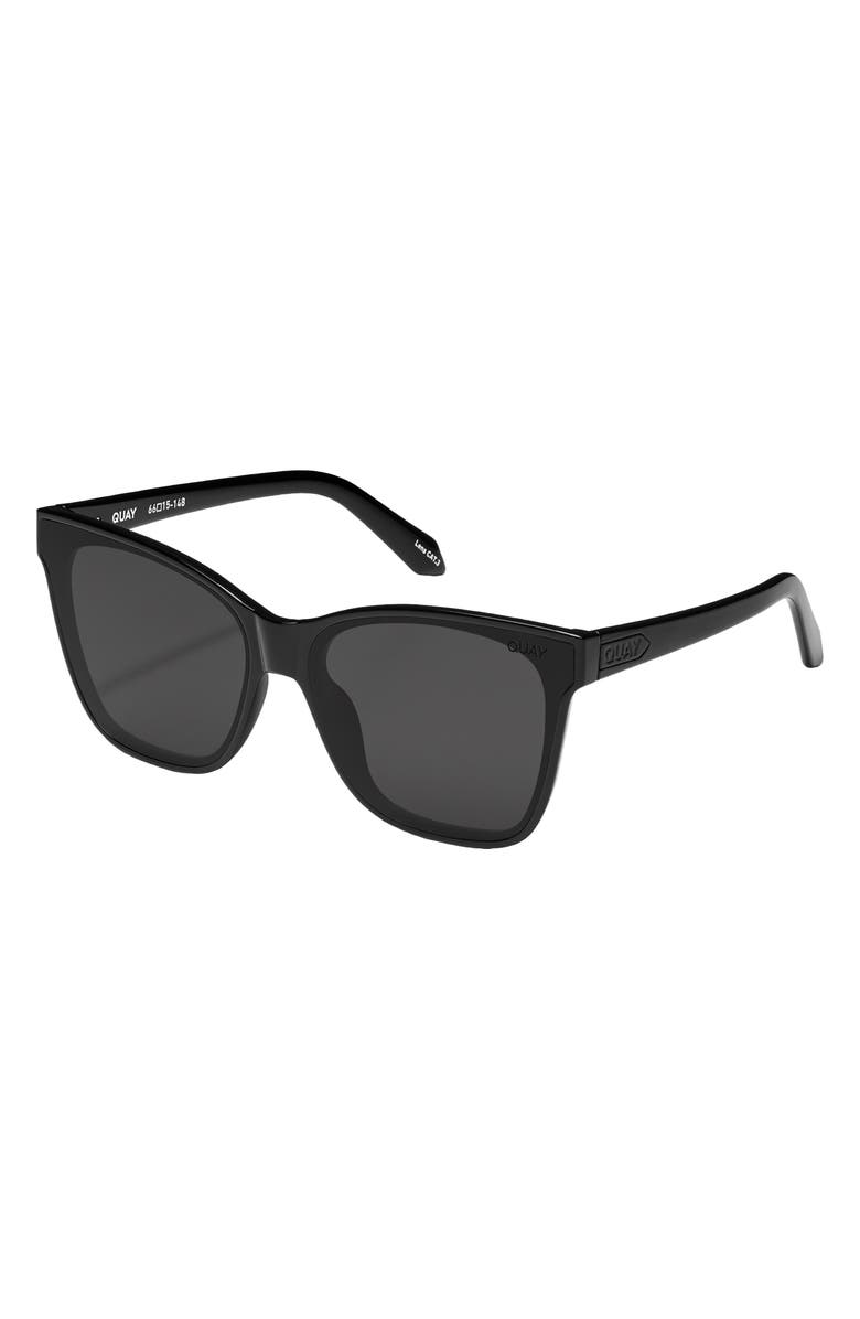 QUAY After Party 51mm Square Sunglasses, Alternate, color,