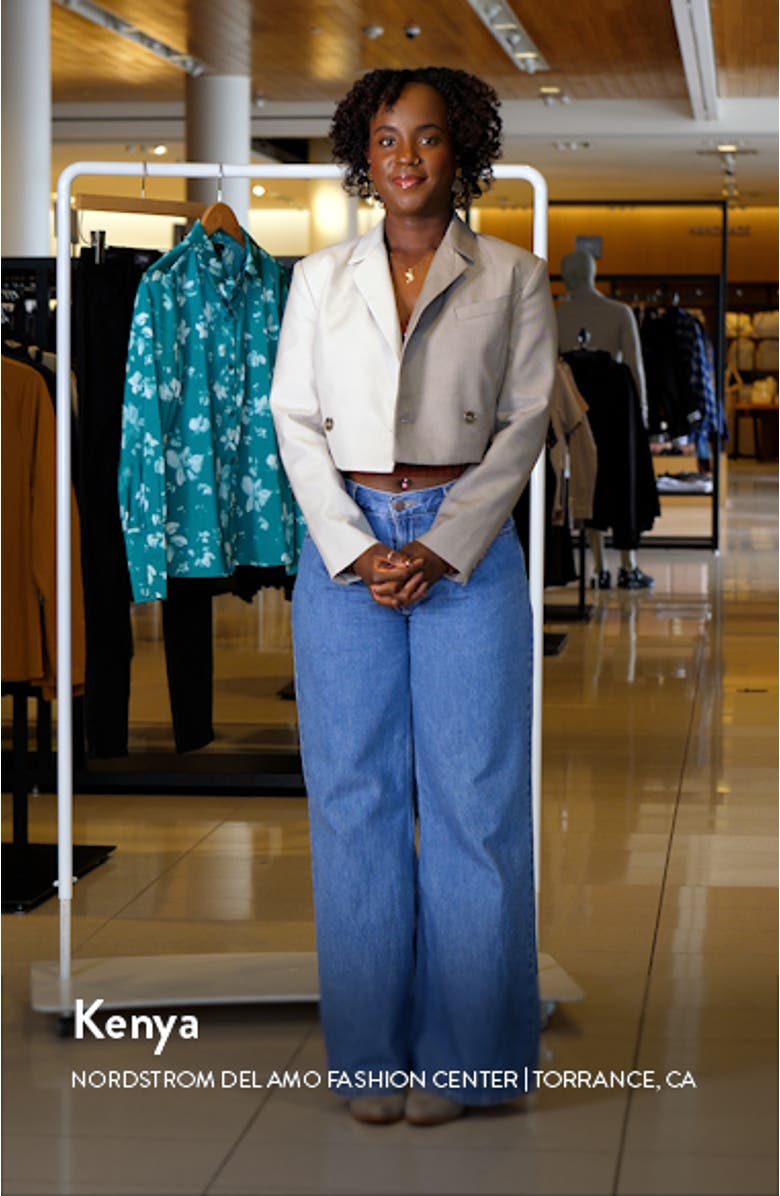 Colorblock Crop Blazer, sales video thumbnail