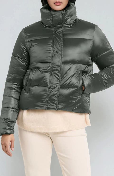 Coco-El Water Resistant Crop Puffer Jacket