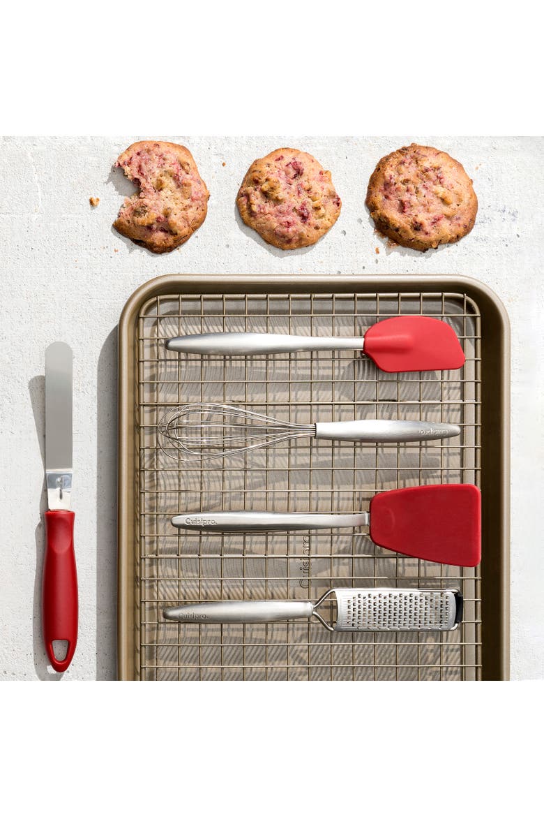 Piccolo 4 Piece Mini Baking Tool Set, 8-Inch, Alternate, color, Red
