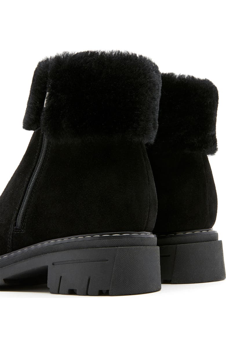La Canadienne Dixie City Dry<sup>™</sup> Genuine Shearling Trim Boot, Alternate, color, Black Suede