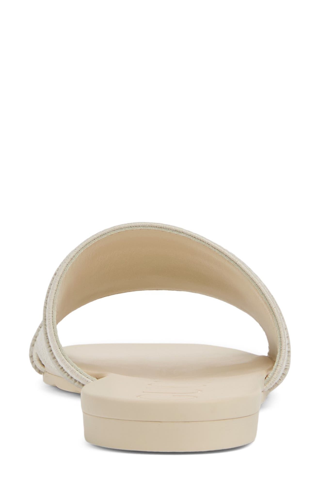 Luna Slide Sandal, Alternate, color, OFF WHITE