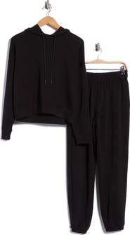 90 DEGREE BY REFLEX Softlite Fleece Hoodie & Joggers Set