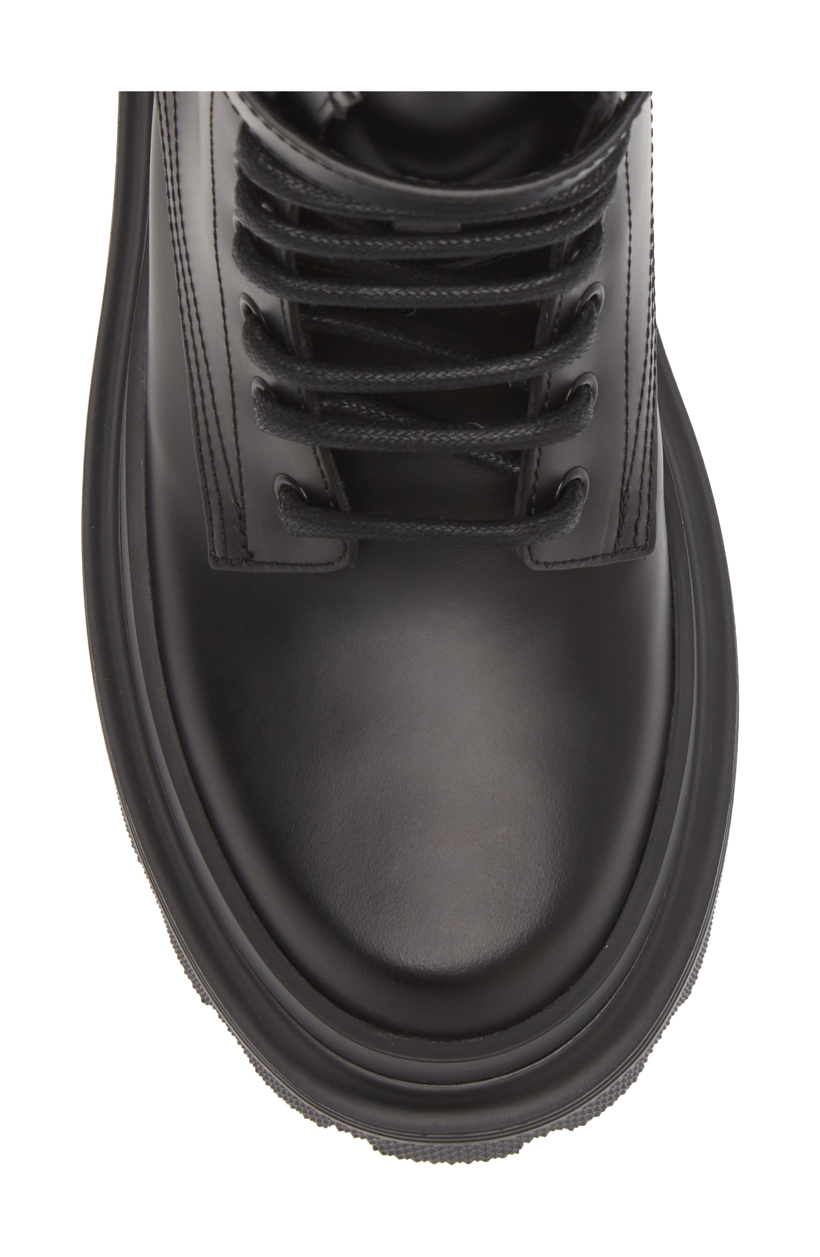 Dolce&Gabbana DG Logo Combat Boot, Alternate, color, 