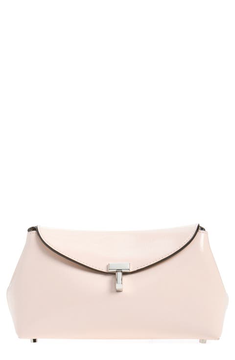 Mini T-Lock Naplak Leather Clutch